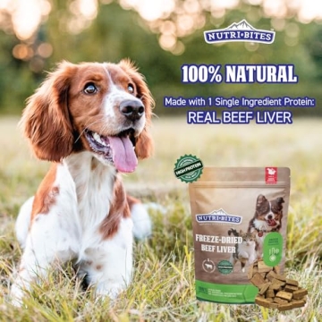 Nutri Bites Freeze-Dried Beef Liver Treats for Pets