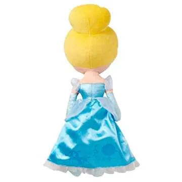 Disney Store Official Princess Plush Doll (Cinderella from Sleeping Beauty) Medium 14 Inches, Princess Dolls with Embroidered Features, Plush Toys, Princess Toys for Girls