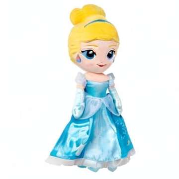 Disney Store Official Princess Plush Doll (Cinderella from Sleeping Beauty) Medium 14 Inches, Princess Dolls with Embroidered Features, Plush Toys, Princess Toys for Girls