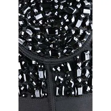 Charmian Rhinestone Bustier for Party and Clubwear Fashion