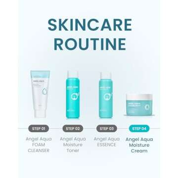 BEYOND Angel Aqua Cream (10.2fl oz, Pack of 2) - Instant Soothing, Cooling, Hydrating Lightweight Face Moisturizer, Sleeping Mask. Korean Skin Care, Vegan. Cica, Hyaluronic Acid,