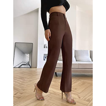 Elegant High Waist Solid Long Pants for All Occasions