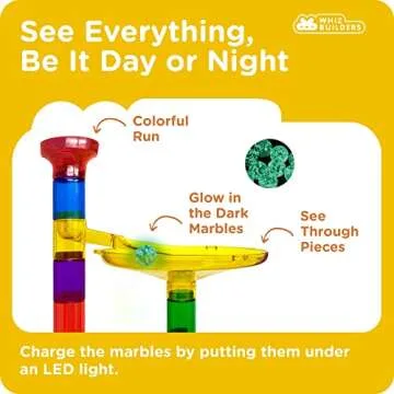 Marble Run Super Set - 138 Complete Pieces - Marble Run for Kids 4-8 & Toddlers - Toy Marble Maze Tr...