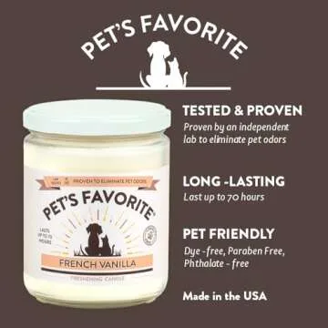Pet-Friendly Odor Eliminating Candle - 70 Hour Burn