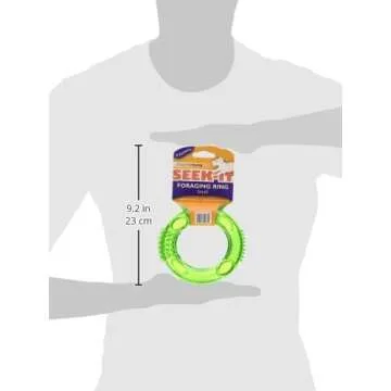 Durable Chase 'n Chomp Foraging Ring for Pets - Fun & Interactive Toy