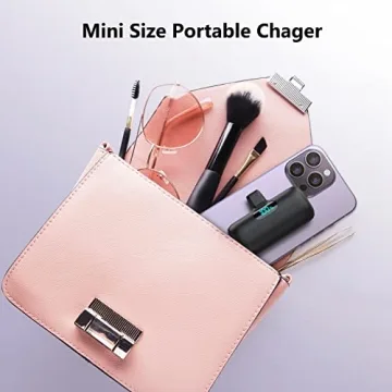 Mini Portable Charger for iPhone with LCD Display and Fast Charging