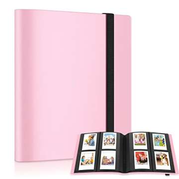 Ablus 160 Pockets Mini Photo Album for Fujifilm Instax Mini Camera, Polaroid Snap, Z2300, SocialMati...