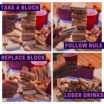 Prezey Drinking Games: 54 Blocks & 48 Dares for Parties