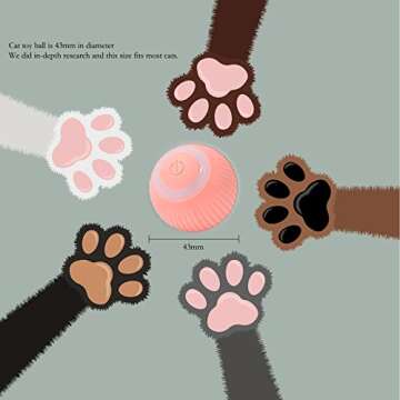 Interactive Cat Ball Toy for Indoor Cats' Fun