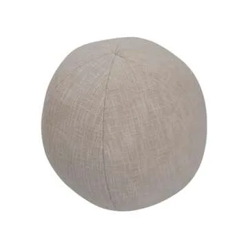 Creative Co-Op Cotton Slub Orb Pillow - Stylish Decor