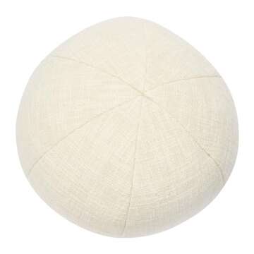 Creative Co-Op Cotton Slub Orb Pillow - Stylish Decor