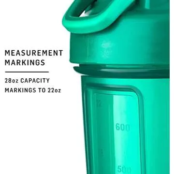 BlenderBottle 28 Oz Shaker Bottle, 2-pack - Assorted Colors - BlenderBall Wisk Mixer Ball -Blend Protein Powder, Sport Drinks, Shakes, Smoothies & More