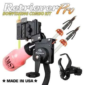 AMS Bowfishing Retriever Pro Combo Kit - Made in The USA - Right Hand