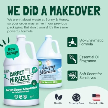 Carpet Miracle Carpet Cleaner - Deep Stain & Odor Removal Solution