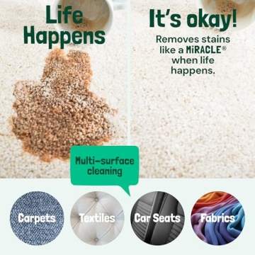 Carpet Miracle Carpet Cleaner - Deep Stain & Odor Removal Solution