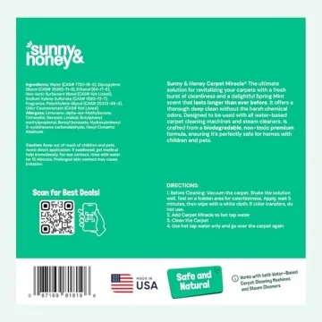 Carpet Miracle Carpet Cleaner - Deep Stain & Odor Removal Solution