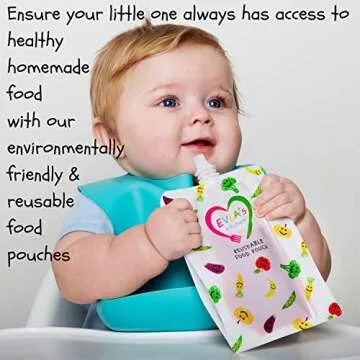 EVLA's Baby Food Freezer Trays & Pouches for Easy Meals