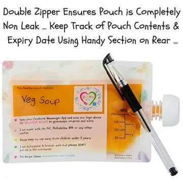 EVLA's Baby Food Freezer Trays & Pouches Combo