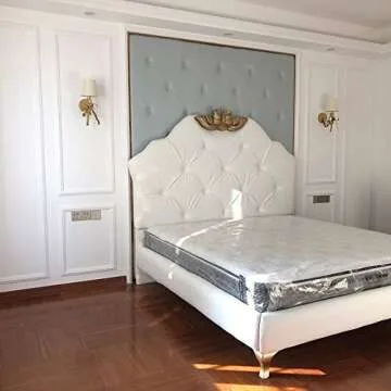 SHAOYH American Wall Lamp Bedside Wall Light Vintage Light Luxury Wall Lamp Living Room Wall Princess Bedroom Lamp Nordic Ins Little Girl Creative Bow Children's Room Lamp Reading Light