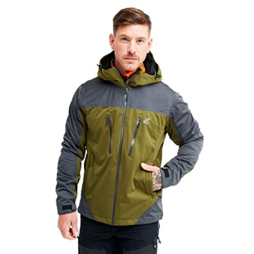 RevolutionRace Men’s Silence Proshell Jacket, Waterproof Softshell Jacket with Ventilation Zippers