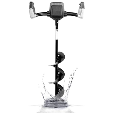 DOMINOX Electric Ice Augers for Ice Fishing with 8"x39" Ice Auger Head and High Performance Lithium-...