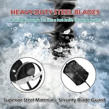 Reliable DOMINOX Electric Ice Auger for Fishing