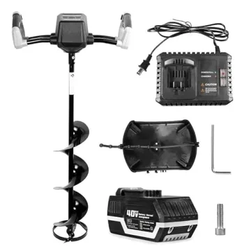 Reliable DOMINOX Electric Ice Auger for Fishing