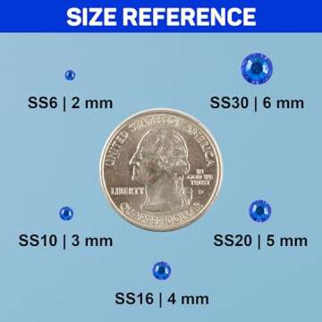 b-7000 Glue with 20100Pcs Blue Rhinestones for Crafts