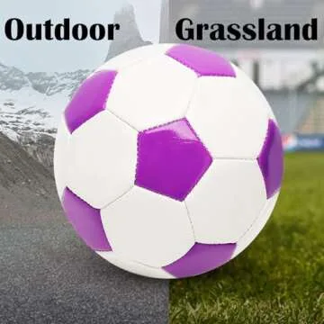 AYANICA Soccer Ball Size 3,4,5 Practice Training Gift Boys Girls Kid Come with Pump and Needle