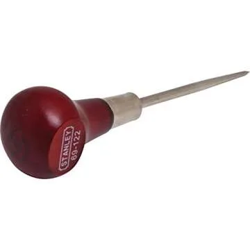 Durable Stanley Wood Handle Scratch Awl for Craftsmen
