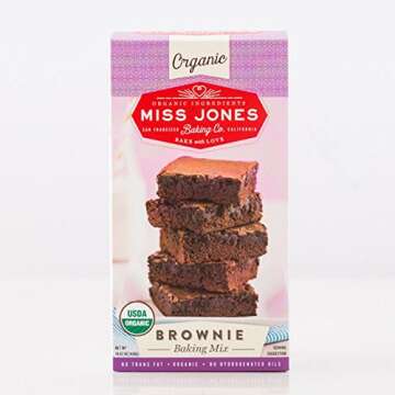 Miss Jones Baking Co, Baking Mix, Og2, Brownie, Pack of 6, Size - 14.67 OZ, Quantity - 1 Case
