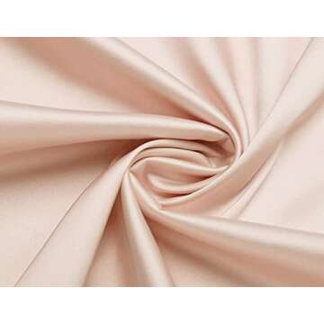 Ekouaer Women's Silk Satin Robe and Nightgown Set