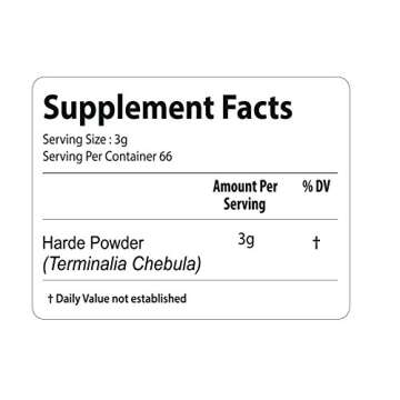 Bixa Haritaki Powder | 100% Pure | Vegan & Gluten-Free | 200g