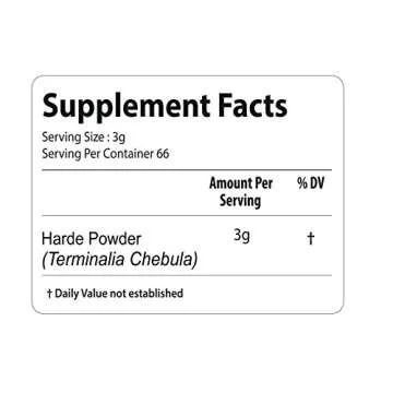 Bixa Haritaki Powder | 100% Pure | Vegan & Gluten-Free | 200g