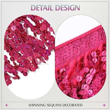 Victray Sparkly Sequin Skirt - Versatile Belly Dance Accessory