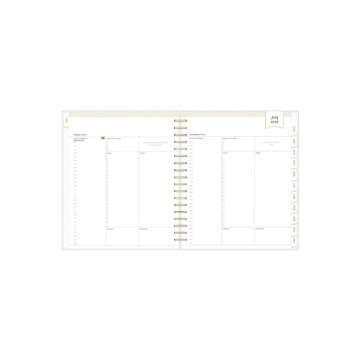 Blue Sky Day Designer for 2023-2024 Academic Year Daily and Monthly Planner, 8' x 10', Frosted Cover...