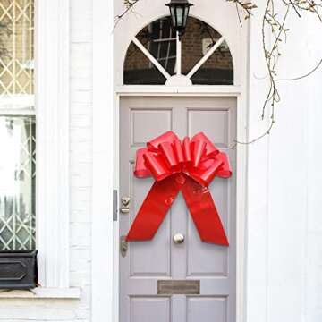 Big Red Car Bow 30in Large Gift Bow for Any Occasion