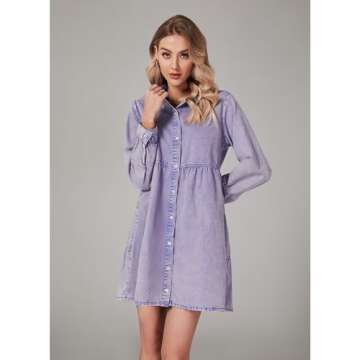 Chic LookbookStore Denim Dress for Women - Stylish & Versatile