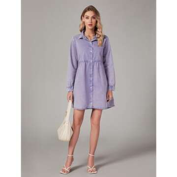 Chic LookbookStore Denim Dress for Women - Stylish & Versatile