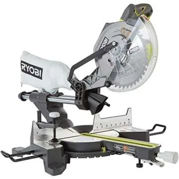 RYOBI TSS103-A18MS01G 15 Amp 10 in. Sliding Compound Miter Saw and Universal Miter Saw QUICKSTAND