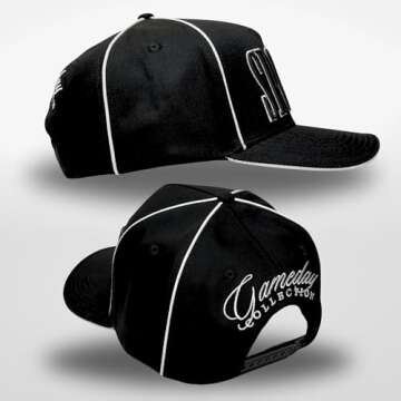 Vintage Trucker Hat | Country Cowboy Cute Preppy Retro Western Trucker Hats | Men Women Trendy Snapback | Tan Red Green Black (Sports | Black)