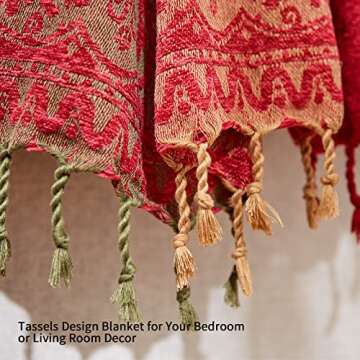 amorus Bohemian Throw Blanket