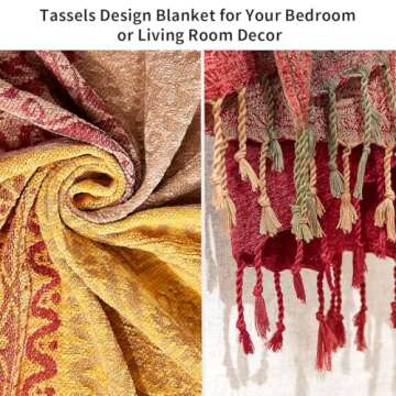 amorus Bohemian Throw Blanket