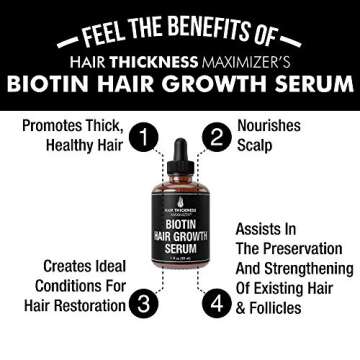 Biotin Hair Growth Serum - Nourish Damaged Hair Naturally