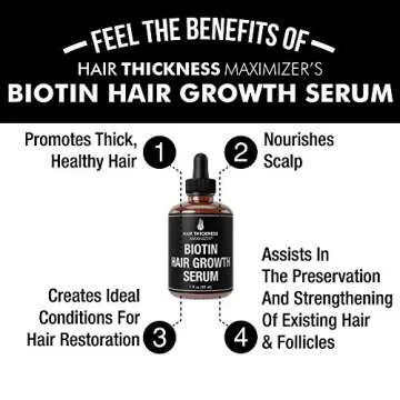 Biotin Hair Growth Serum - Nourish Damaged Hair Naturally