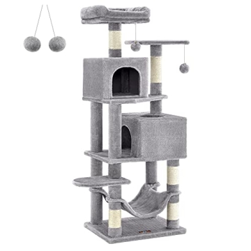 Feandrea Cat Tree 61 Inch Multi-Level Cat Condo