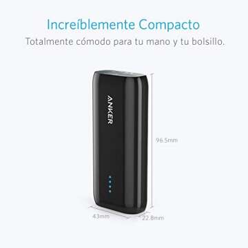 Anker [Upgraded to 6700mAh] Astro E1 Candy-Bar Sized Ultra Compact Portable Charger, External Battery Power Bank, with High-Speed Charging PowerIQ Technology