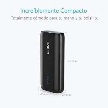 Anker [Upgraded to 6700mAh] Astro E1 Candy-Bar Sized Ultra Compact Portable Charger, External Battery Power Bank, with High-Speed Charging PowerIQ Technology