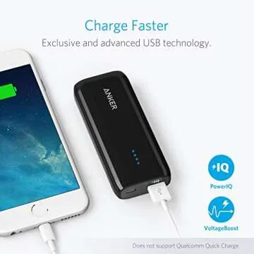 Anker [Upgraded to 6700mAh] Astro E1 Candy-Bar Sized Ultra Compact Portable Charger, External Battery Power Bank, with High-Speed Charging PowerIQ Technology