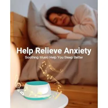 Jack & Rose White Noise Machine Baby, Baby Sound Machine Kids with Night Light, Portable White Noise Machine for Sleeping